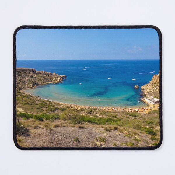 Item preview, Malta Ghajn Tuffieha Bay And Tower Mediterranean Sea designed and sold by eclecTEEq.