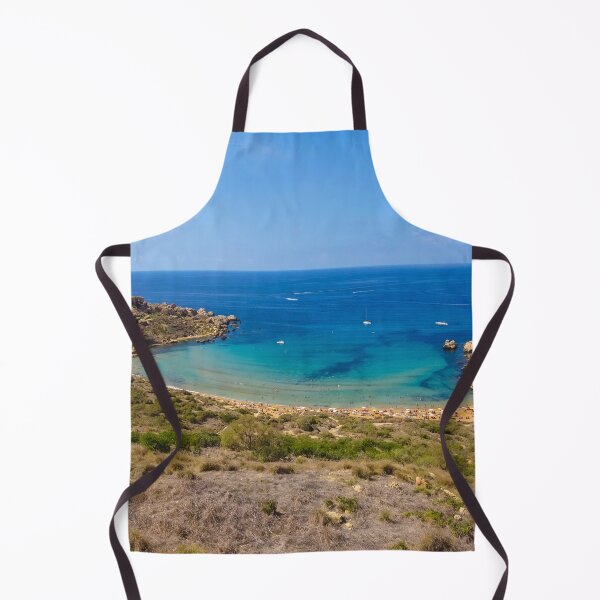 Item preview, Malta Ghajn Tuffieha Bay And Tower Mediterranean Sea designed and sold by eclecTEEq.