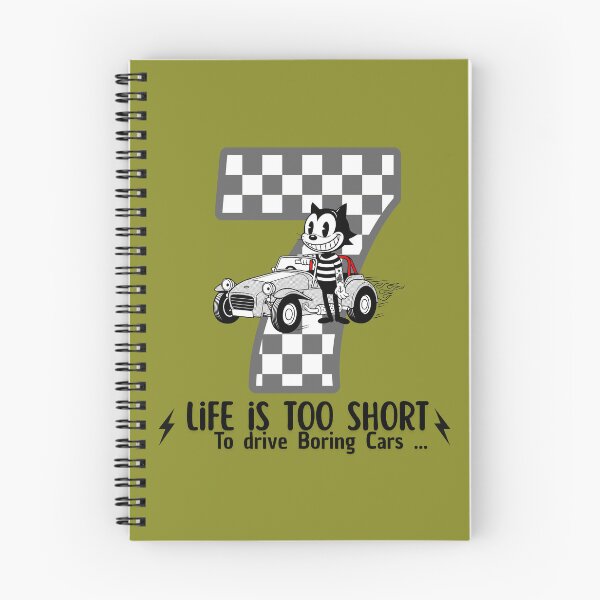Item preview, LIFE IS TOO SHORT TO DRIVE BORING CARS / Retro Cats designed and sold by Fuel-Shirts.