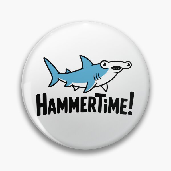 Item preview, Hammertime! Cute Hammerhead Shark Pun designed and sold by PMCreative.
