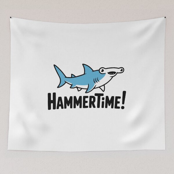 Item preview, Hammertime! Cute Hammerhead Shark Pun designed and sold by PMCreative.