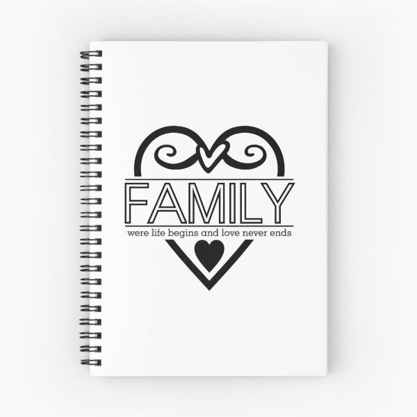 Item preview, “Family: Where Life Begins and Love Never Ends – Inspirational Quote Design” designed and sold by Building60media.