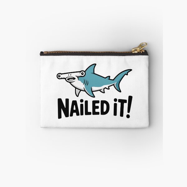 Item preview, Nailed It! Cute Hammerhead Shark Pun designed and sold by PMCreative.
