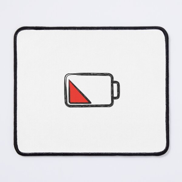 Item preview, Low Battery Icon – Minimalist Hand-Drawn Power Symbol Illustration designed and sold by PixelVibe782.