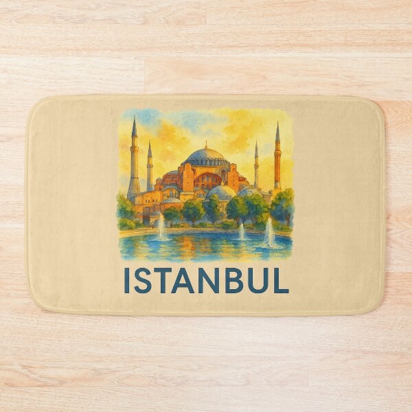 Item preview, Istanbul Hagia Sophia Watercolor Poster designed and sold by Bratak.