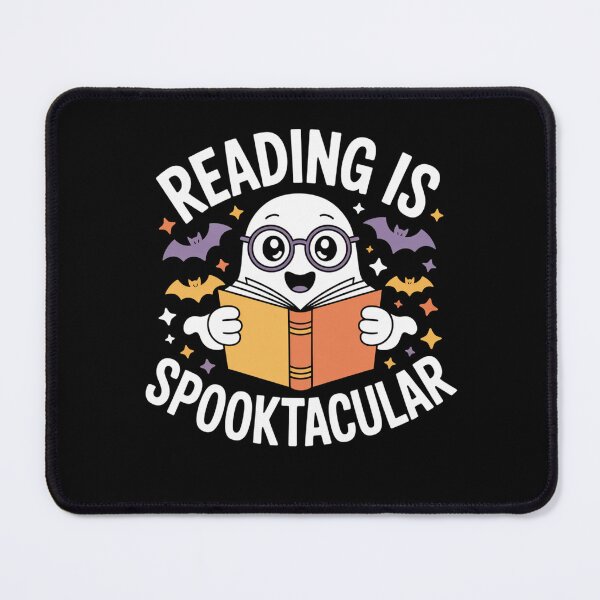 Item preview, Reading Is Spooktacular Funny Ghost Reading Book Halloween designed and sold by Mateusz Majcherek.