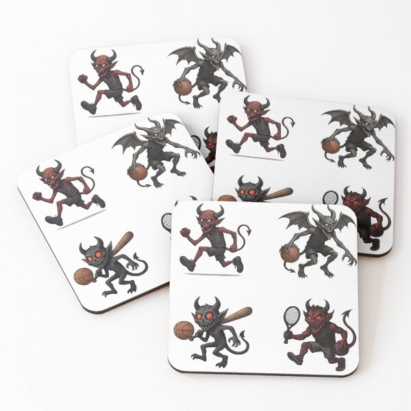 Item preview, Sporty little devils playing designed and sold by rolfzogg.
