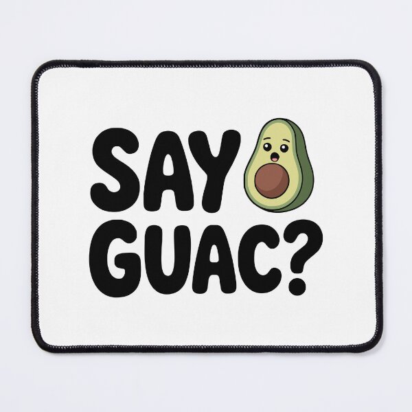 Item preview, Say Guac? Cute Avocado Pun designed and sold by PMCreative.