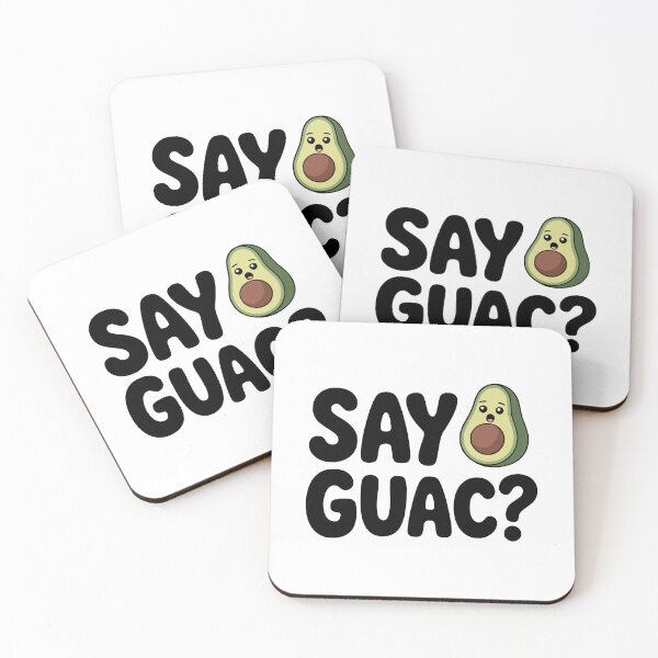 Item preview, Say Guac? Cute Avocado Pun designed and sold by PMCreative.
