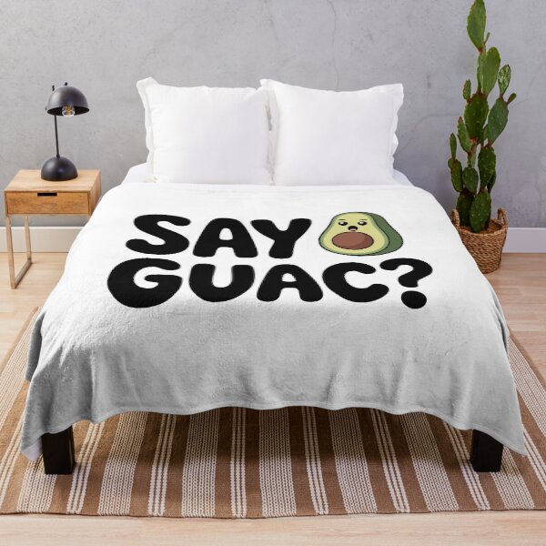 Item preview, Say Guac? Cute Avocado Pun designed and sold by PMCreative.