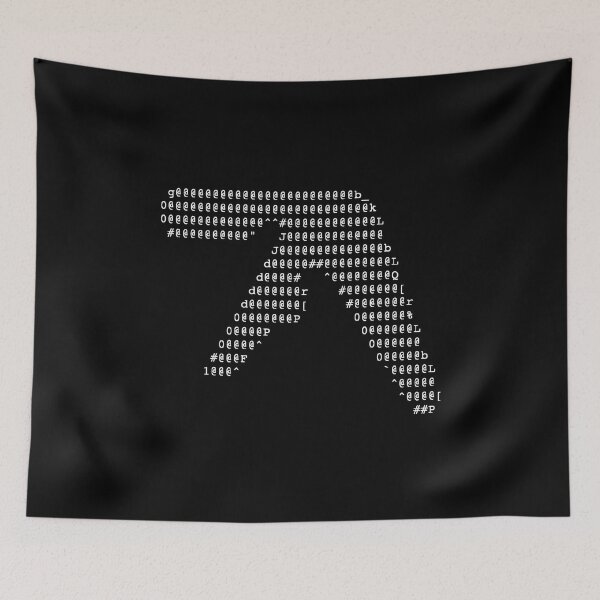 Item preview, Aphex Twin ASCII Art White design designed and sold by 808Garments.