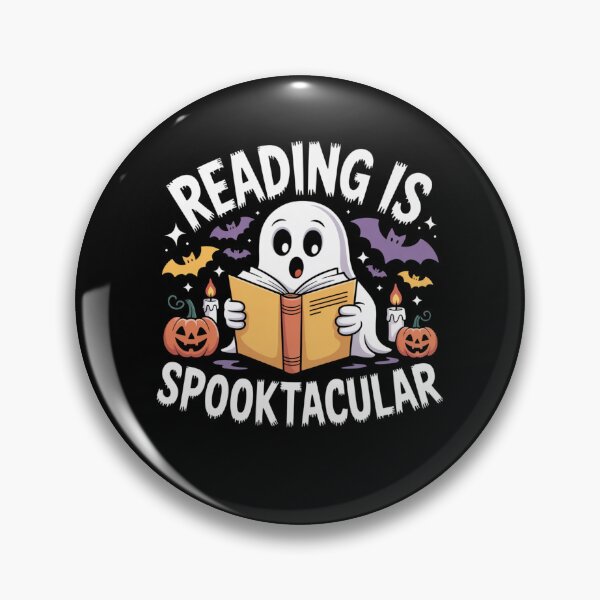 Item preview, Reading Is Spooktacular Funny Ghost Reading Book Halloween designed and sold by Mateusz Majcherek.