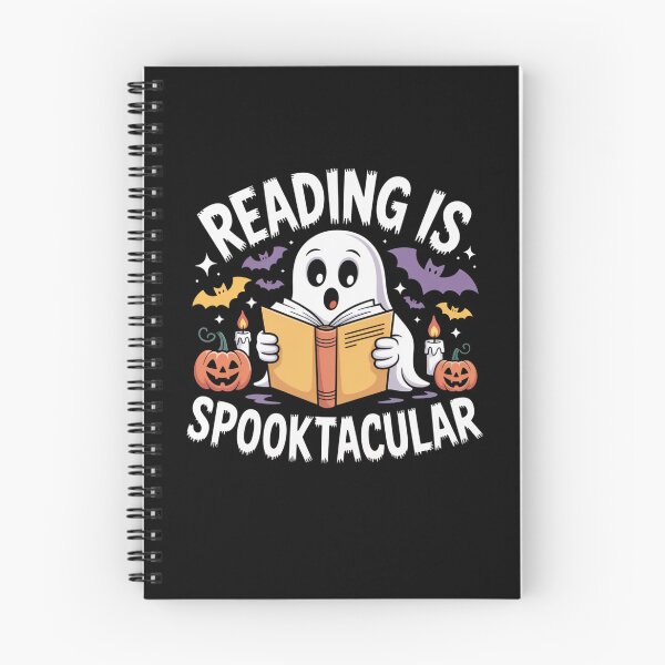 Item preview, Reading Is Spooktacular Funny Ghost Reading Book Halloween designed and sold by Mateusz Majcherek.