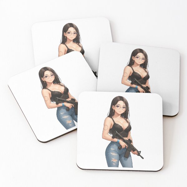 Item preview, Operator Waifu – Tactical Beauty on Duty designed and sold by RAWLIFEGRAPHIC.