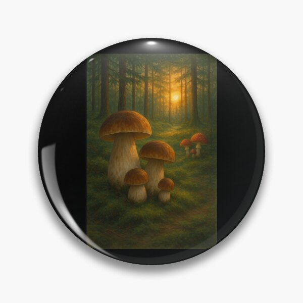 Item preview, Kopie von Edible Mushrooms- Botanical Watercolor Illustration with Scientific Names designed and sold by RikeSch.