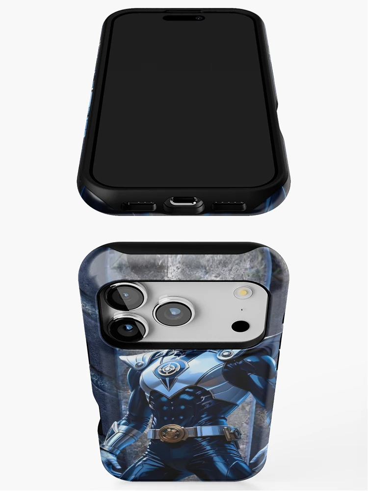 Thumbnail 3 of 4, iPhone Case, Power Rangers - Blue Ranger designed and sold by Asmat-Artist.