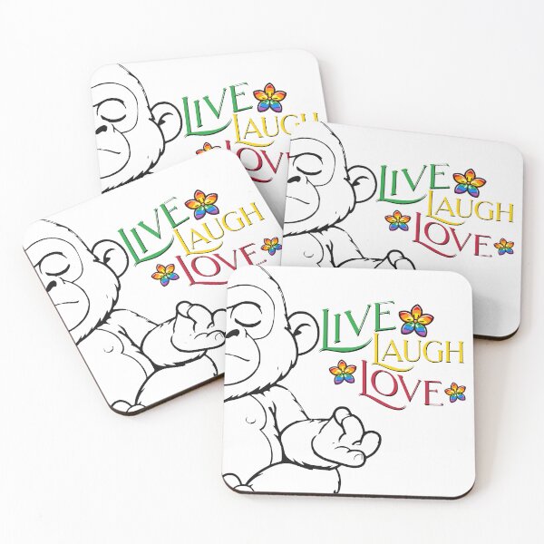 Item preview, "Live Laugh Love – Vibrant Zen Vibes" designed and sold by Velorrae.