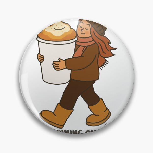 Item preview, Currently Running on Pumpkin Spice and Delusion – Funny Fall Quote Design designed and sold by effdesigns.
