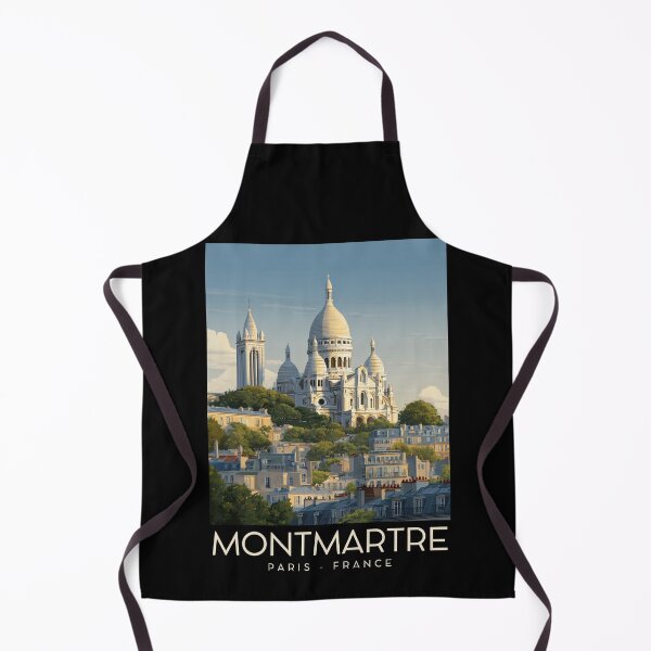 Item preview, A Vintage Travel Illustration of Montmartre - Paris - France designed and sold by GoodOldVintage.