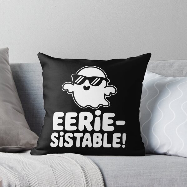 Item preview, Eerie-Sistable! Funny Halloween Ghost Pun designed and sold by PMCreative.