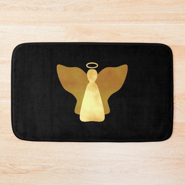 Item preview, Golden Angel on black - Calm, Sensory-Friendly designed and sold by CreaTwinkles.