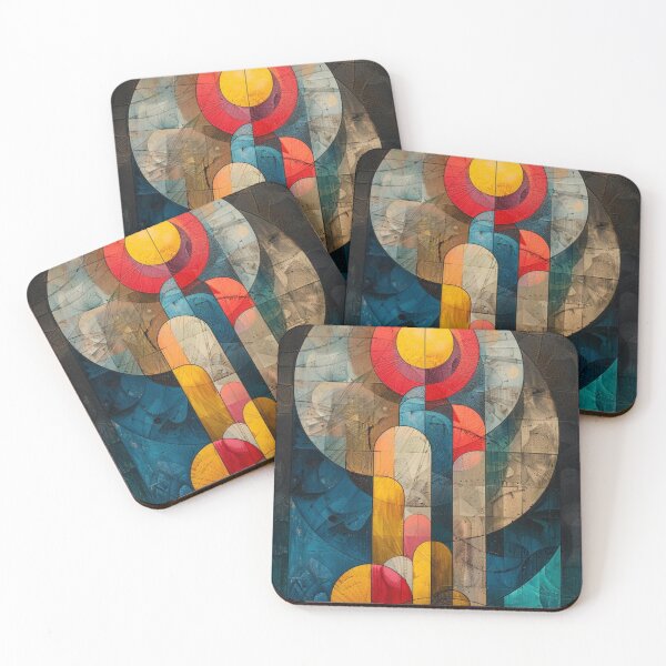 Item preview, Abstract Tower Blankets and Home Accessories - Geometric Design in Vibrant Colors designed and sold by XNewStore.