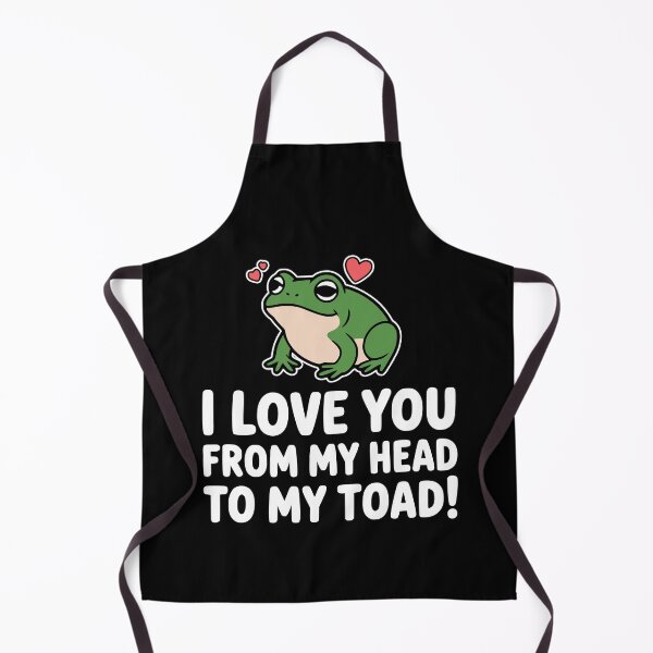 Item preview, I Love You From My Head To My Toad! Funny Toad Pun designed and sold by PMCreative.