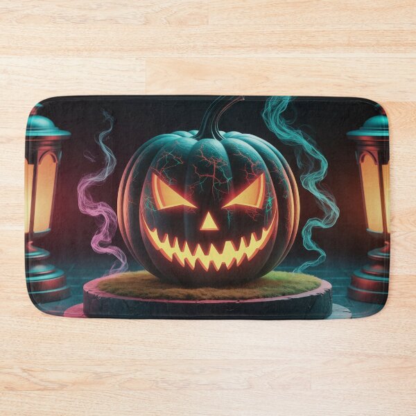 Item preview, Scary pumpkin face painting designed and sold by Thompika.