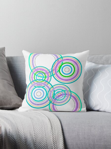 Item preview, Abstract multicolour circle  designed and sold by CREATINERY.