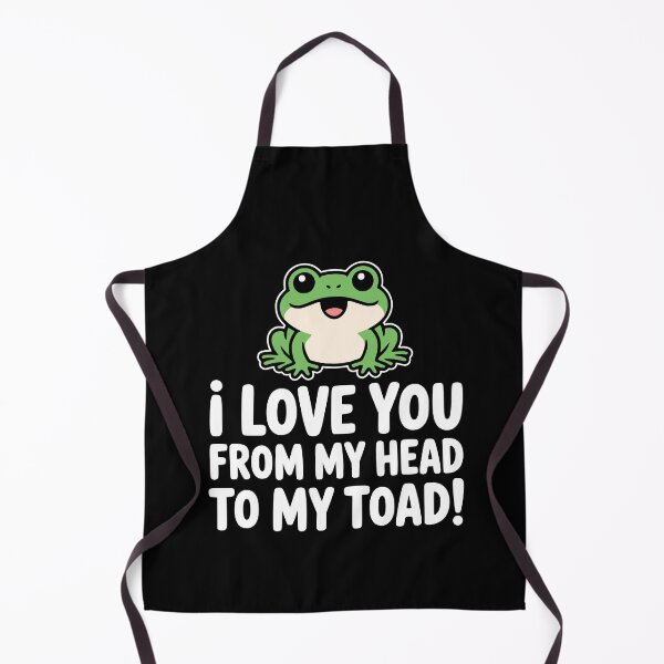 Item preview, I Love You From My Head To My Toad! Funny Toad Puns designed and sold by PMCreative.