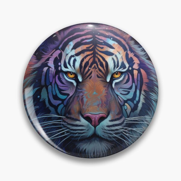 Item preview, Mystic Tiger with Celestial Flames designed and sold by Daagath.