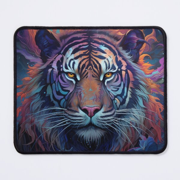 Item preview, Mystic Tiger with Celestial Flames designed and sold by Daagath.