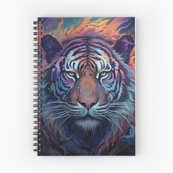 Item preview, Mystic Tiger with Celestial Flames designed and sold by Daagath.