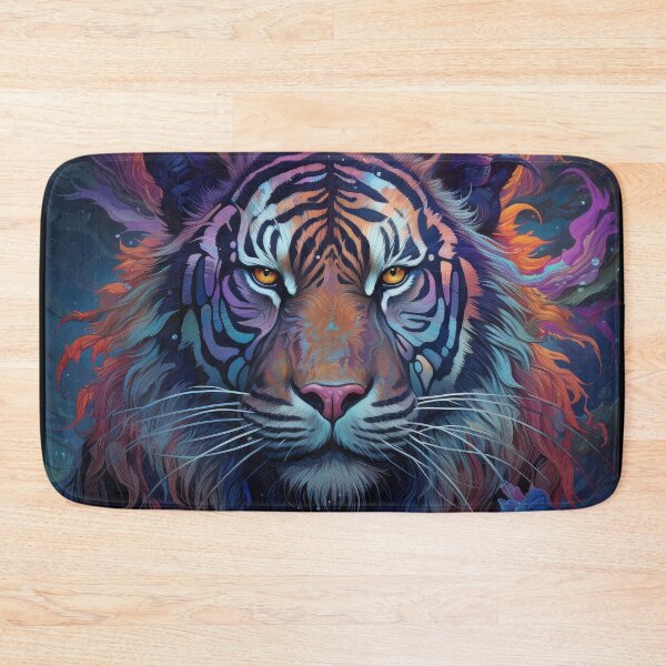 Item preview, Mystic Tiger with Celestial Flames designed and sold by Daagath.
