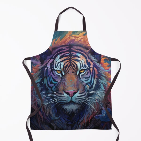Item preview, Mystic Tiger with Celestial Flames designed and sold by Daagath.
