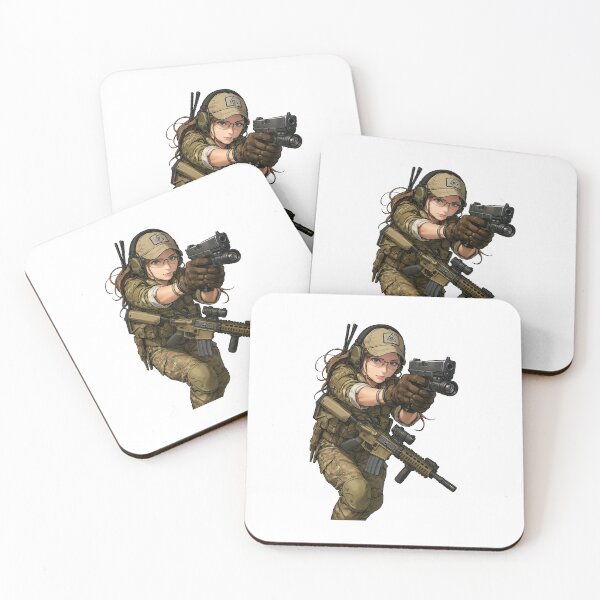 Item preview, Operator Waifu – Tactical Beauty on Duty designed and sold by RAWLIFEGRAPHIC.