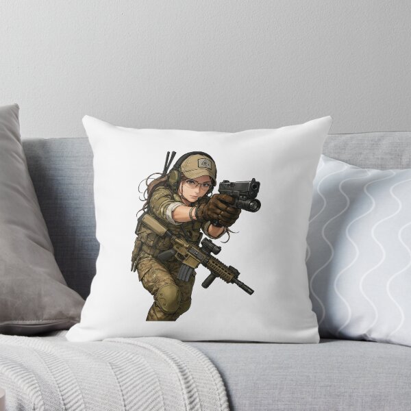 Item preview, Operator Waifu – Tactical Beauty on Duty designed and sold by RAWLIFEGRAPHIC.
