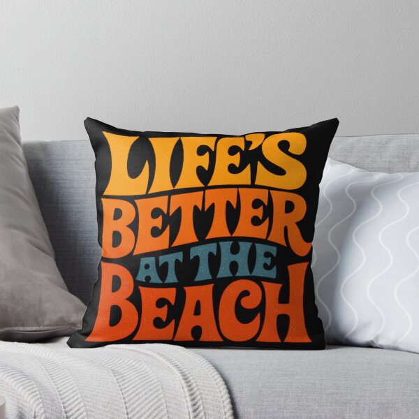 Item preview, Life’s Better at the Beach – Retro Summer Typography Design designed and sold by Building60media.