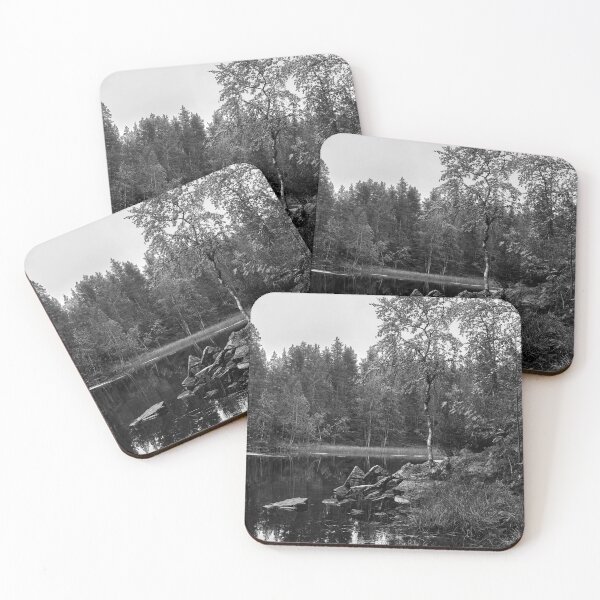 Item preview, Stones birches and rowans. Kuusamo, Pieni karhunkierros 2025 bw designed and sold by Jouko Lehto Photography.