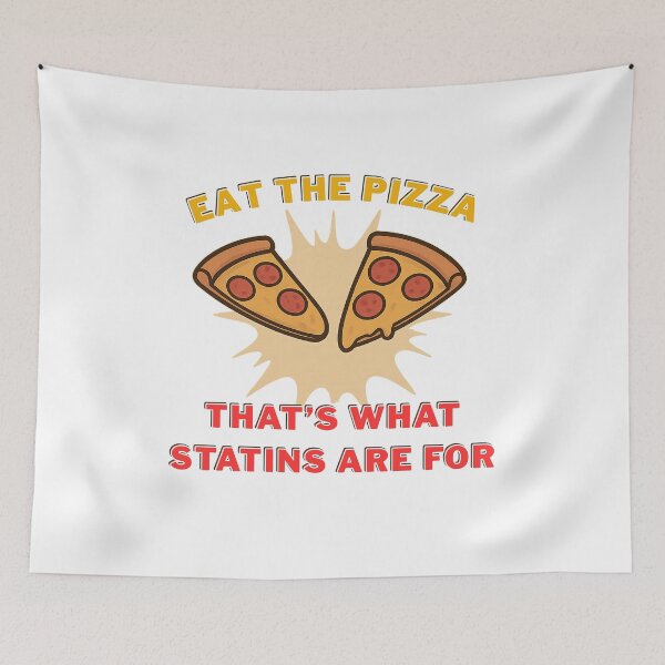 Item preview, Eat the Pizza – Funny Food Lover Design designed and sold by Humble Threadworks.