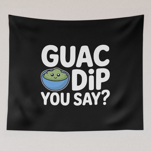 Item preview, Guac Did You Say? Funny Guacamole Pun designed and sold by PMCreative.