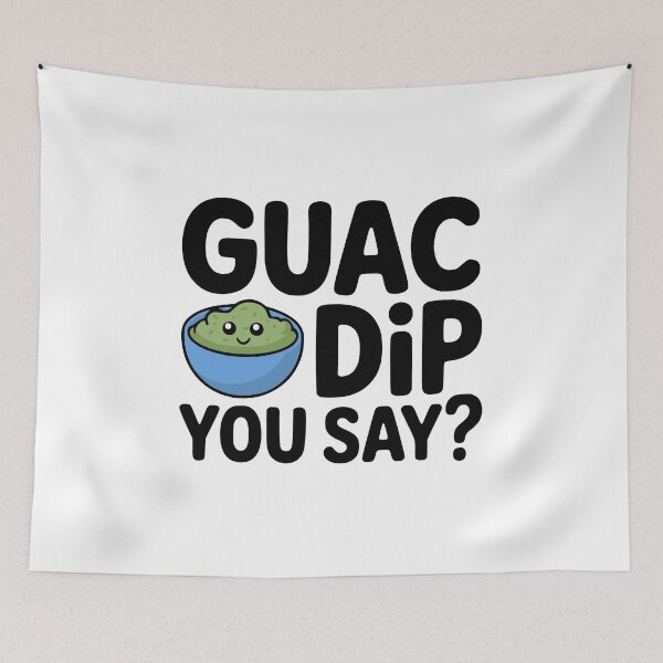 Item preview, Guac Did You Say? Cute Guacamole Pun designed and sold by PMCreative.