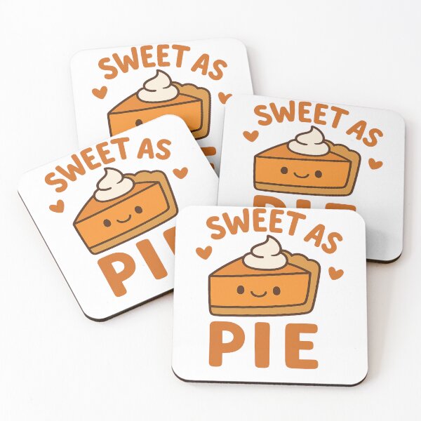 Item preview, Sweet as Pie – Cute Kawaii Pumpkin Pie Slice Design designed and sold by Painted Moon by Luna Bee™.