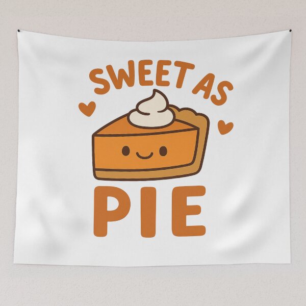 Item preview, Sweet as Pie – Cute Kawaii Pumpkin Pie Slice Design designed and sold by Painted Moon by Luna Bee™.