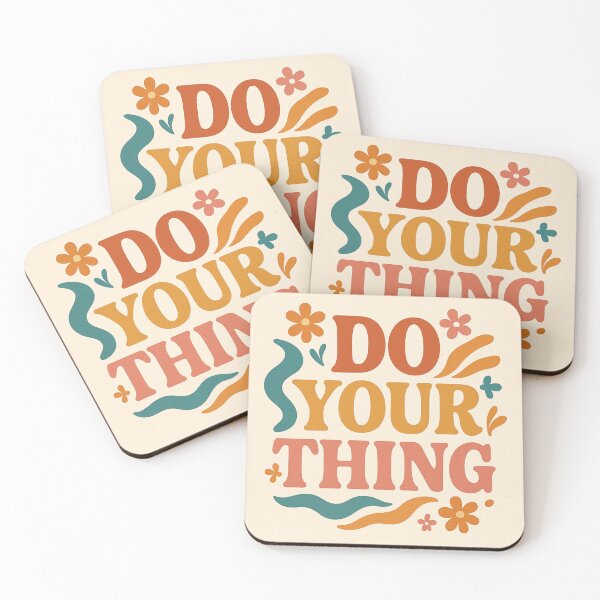Item preview, Do Your Thing – Retro 70s Positive Vibes Design designed and sold by Travelcases.
