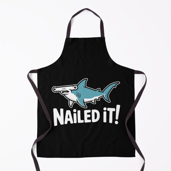 Item preview, Nailed It! Funny Hammerhead Shark Pun designed and sold by PMCreative.