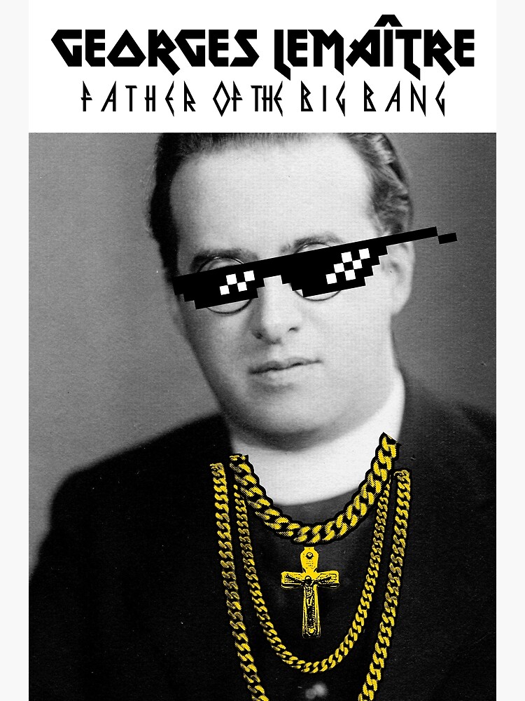 georges lema tre photographic print by santurino redbubble georges lema tre photographic print by santurino redbubble
