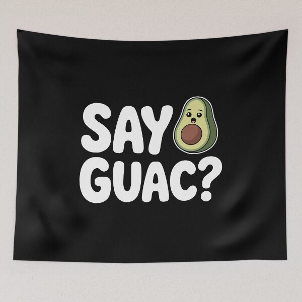 Item preview, Say Guac? Funny Avocado Pun designed and sold by PMCreative.