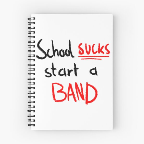Item preview, School SUCKS start a BAND  designed and sold by vect0rr.