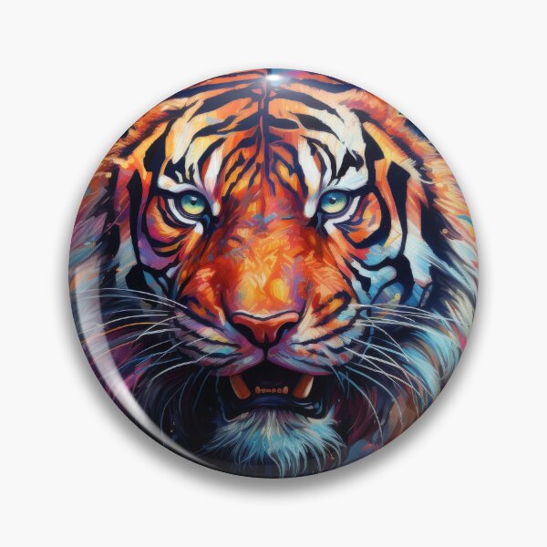 Item preview, Inferno Tiger with Electric Eyes designed and sold by Daagath.